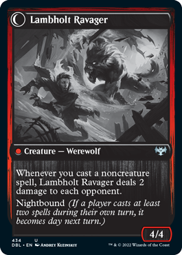 Lambholt Raconteur (DBL-434) - Innistrad: Double Feature: (Double Faced Transform)