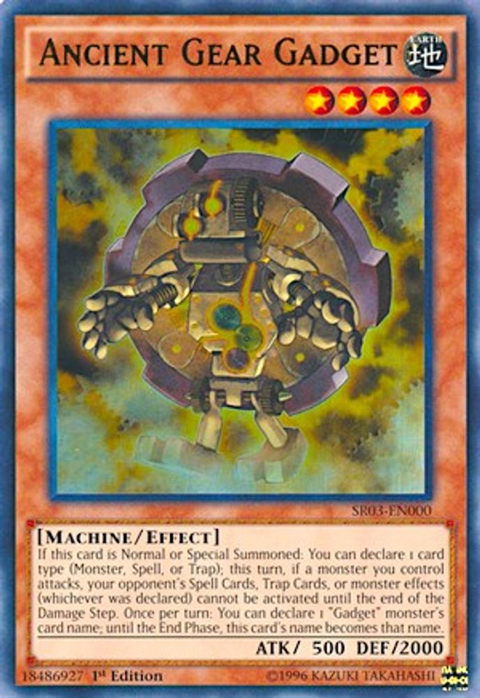 Ancient Gear Gadget (SR03-EN000) - Ultra Rare