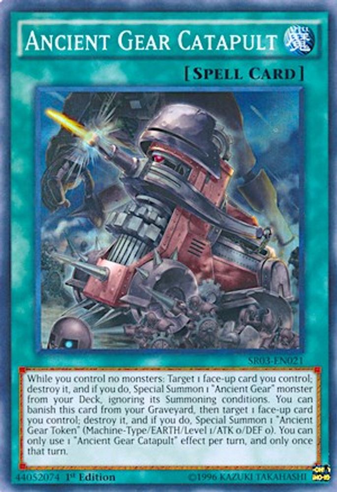Ancient Gear Catapult (SR03-EN021) - Super Rare
