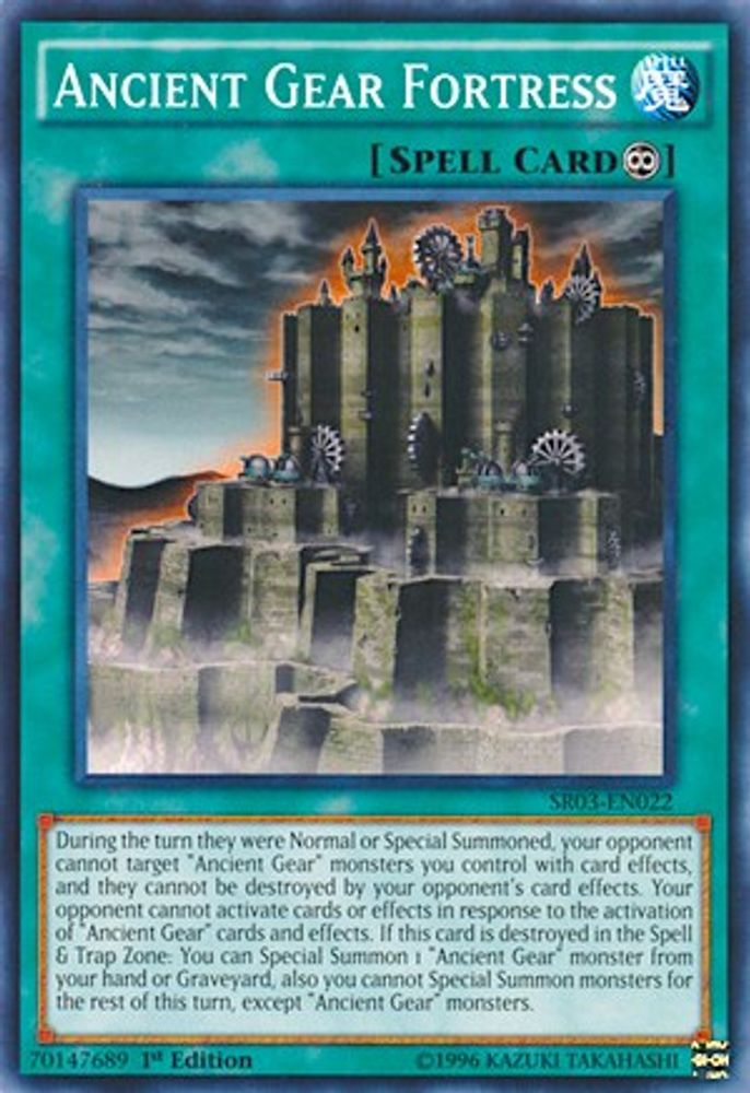 Ancient Gear Fortress (SR03-EN022) - Common