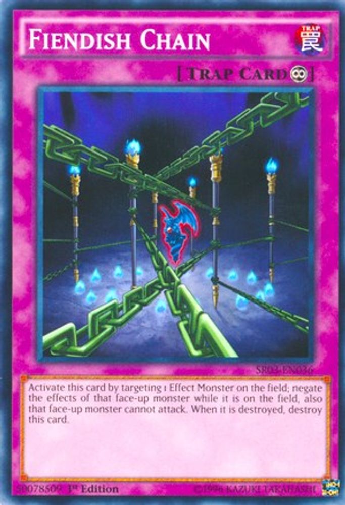 Fiendish Chain (SR03-EN036) - Common