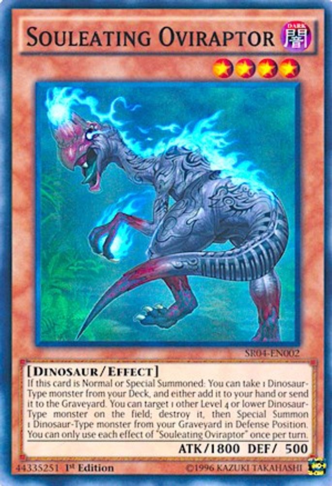 Souleating Oviraptor (SR04-EN002) - Super Rare