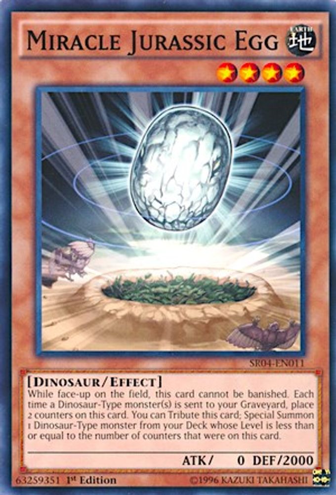Miracle Jurassic Egg (SR04-EN011) - Common