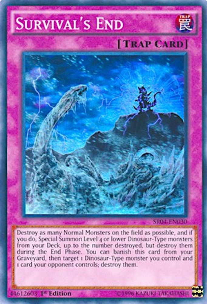 Survival's End (SR04-EN030) - Super Rare