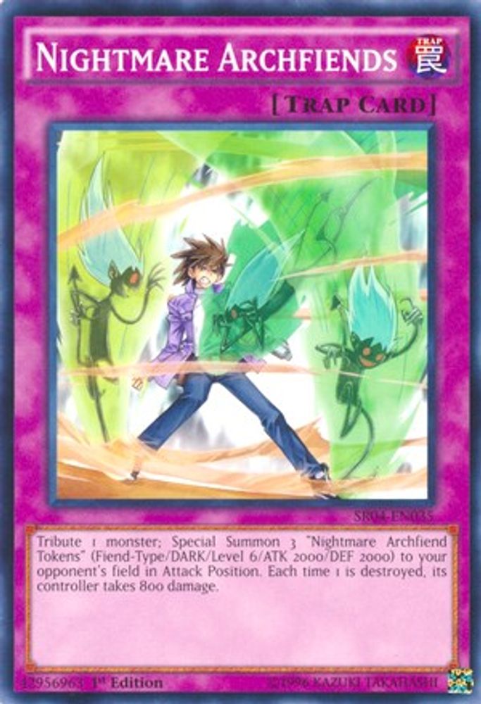 Nightmare Archfiends (SR04-EN035) - Common