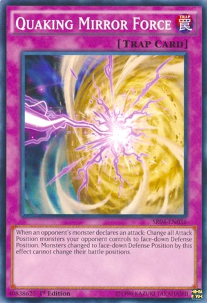 Quaking Mirror Force (SR04-EN036) - Common