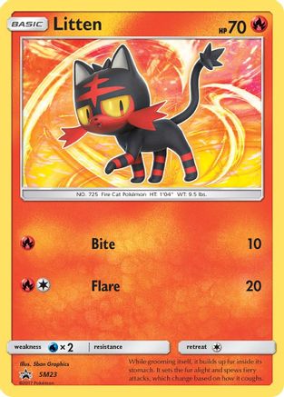 Litten (SM23) [Soleil et Lune : Promos Black Star] 