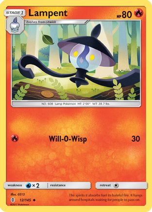 Lampent 012/145  - Uncommon