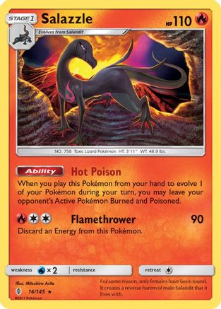 Salazzle/145  - Rare