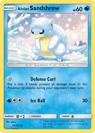 Alolan Sandshrew 019  - Common