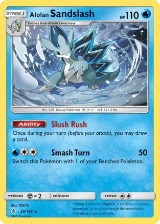 Alolan Sandslash 020  - Rare