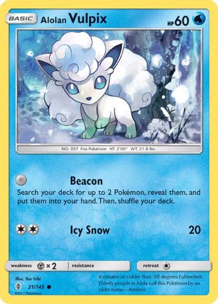 Alolan Vulpix 021  - Common