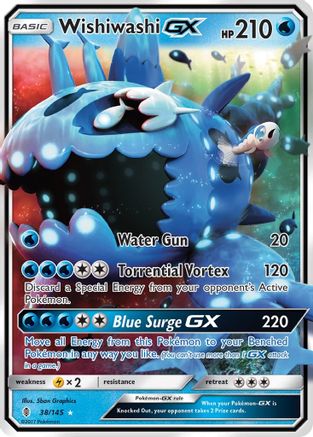 Wishiwashi GX 038  - Holofoil - Ultra Rare