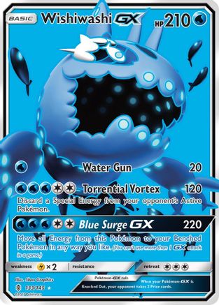 Wishiwashi GX (Full Art)  - Holofoil - Ultra Rare