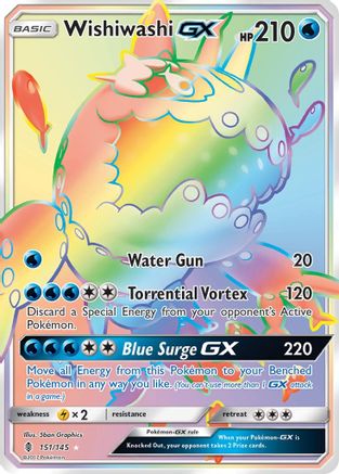 Wishiwashi GX (Secret)  - Holofoil - Secret Rare