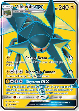 Vikavolt GX (Full Art)  - Holofoil - Ultra Rare