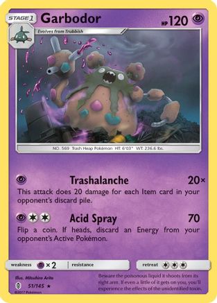Garbodor 051  - Rare