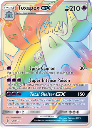 Toxapex GX (Secret)  - Holofoil - Secret Rare