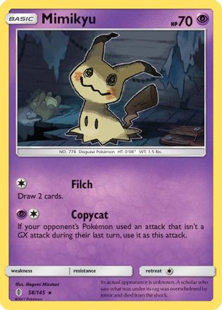 Mimikyu 058  - Holofoil - Holo Rare