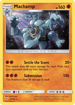 Machamp 065  - Holofoil - Holo Rare