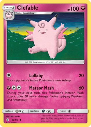 Clefable 089  - Uncommon