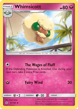 Whimsicott 091  - Uncommon