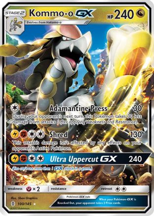 Kommo-o GX (100/145) [Soleil et Lune : Guardians Rising] 