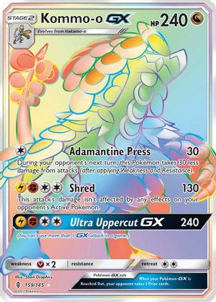 Kommo-o GX (Secret)  - Holofoil - Secret Rare
