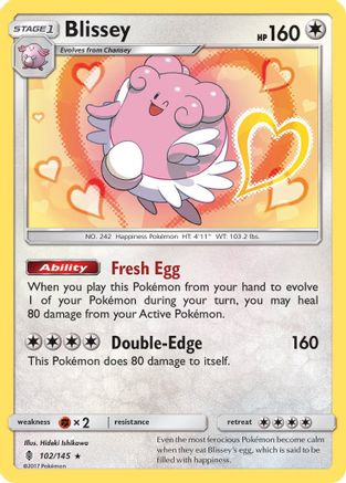 Blissey 102  - Holofoil - Holo Rare