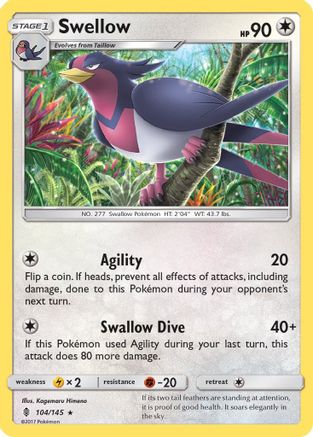 Swellow  - Rare
