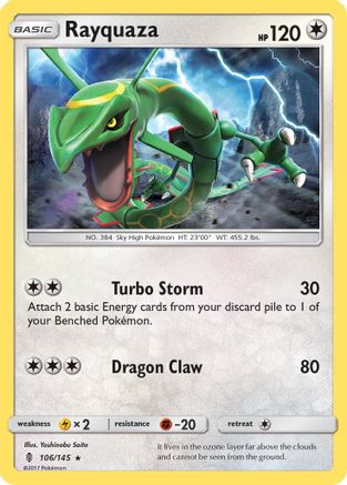 Rayquaza 106  - Rare