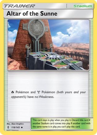 Altar of the Sunne 118/145  - Uncommon