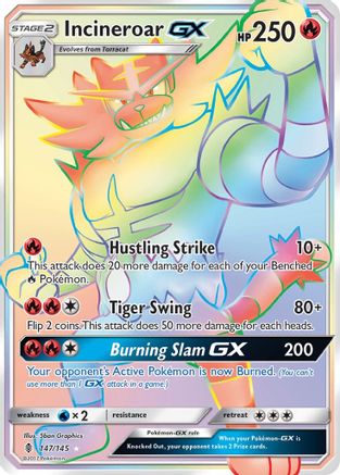 Incineroar GX (Secret)  - Holofoil - Secret Rare