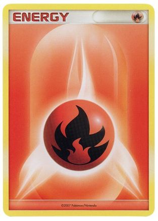 Fire Energy (2007 Unnumbered D/P Style Non-Holo)/P  - Promo
