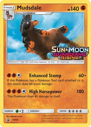 Mudsdale - SM20 (Prerelease)  - Holofoil - Promo
