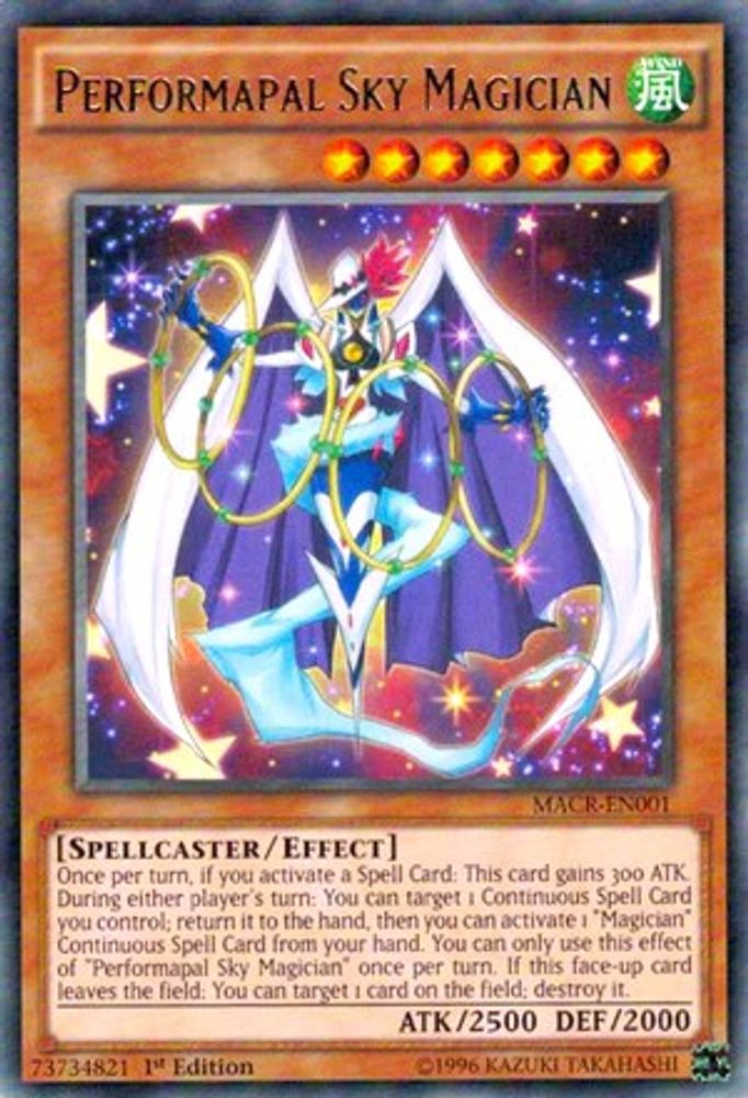 Performapal Sky Magician (MACR-EN001) - Rare