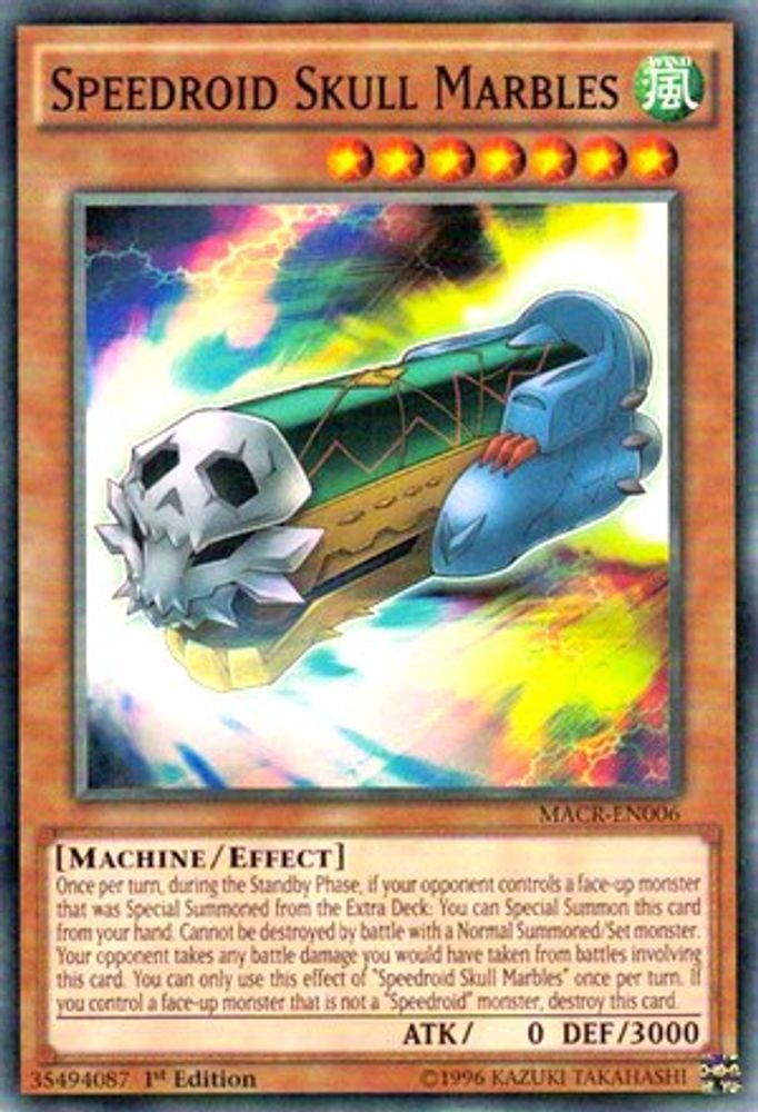Speedroid Skull Marbles (MACR-EN006) - Common