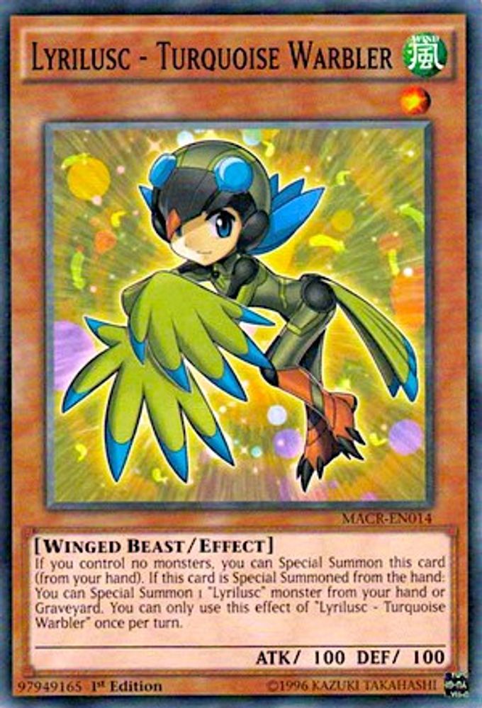 Lyrilusc - Turquoise Warbler (MACR-EN014) - Common