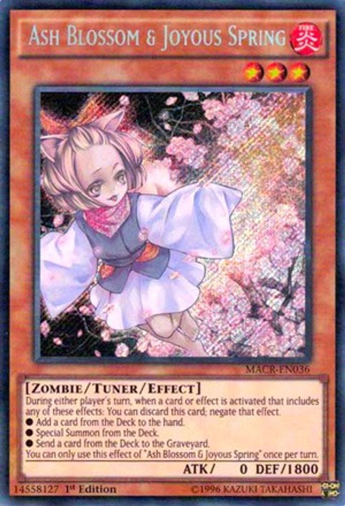 Ash Blossom & Joyous Spring (MACR-EN036) - Secret Rare