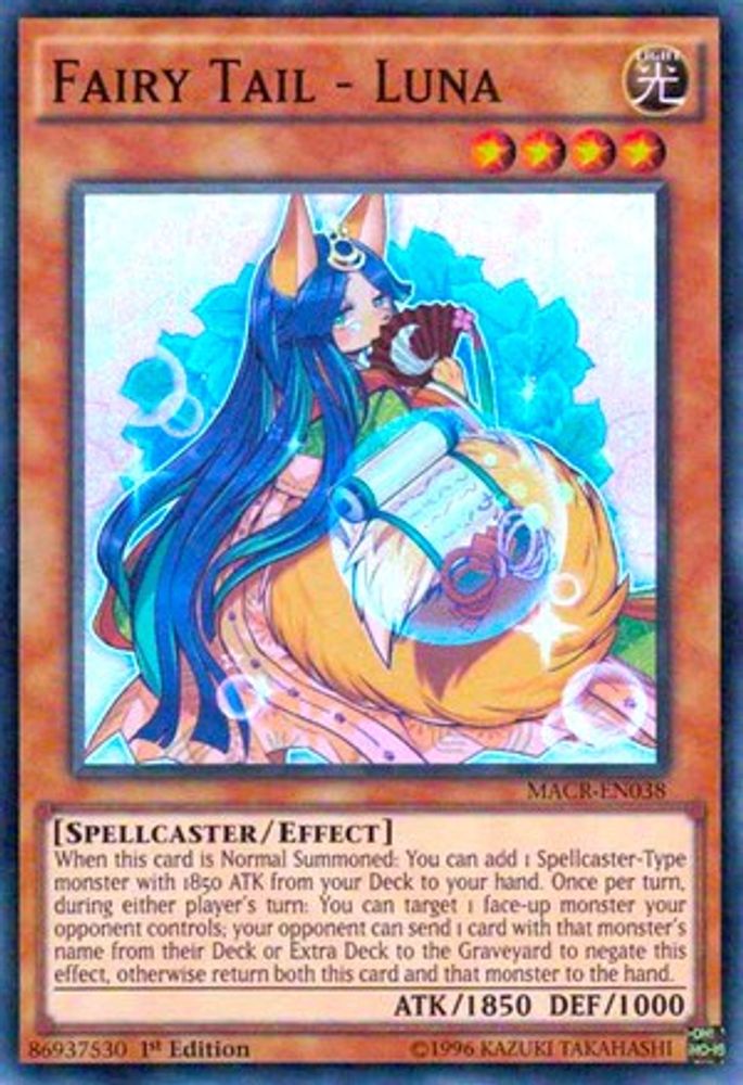 Fairy Tail - Luna (MACR-EN038) - Super Rare