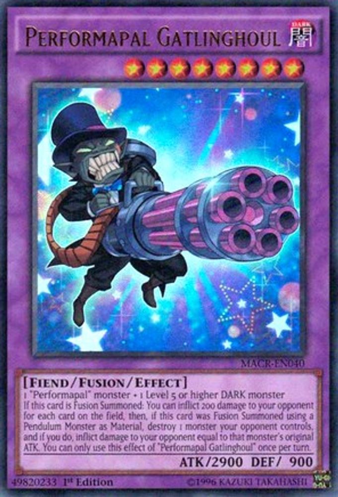 Performapal Gatlinghoul (MACR-EN040) - Ultra Rare
