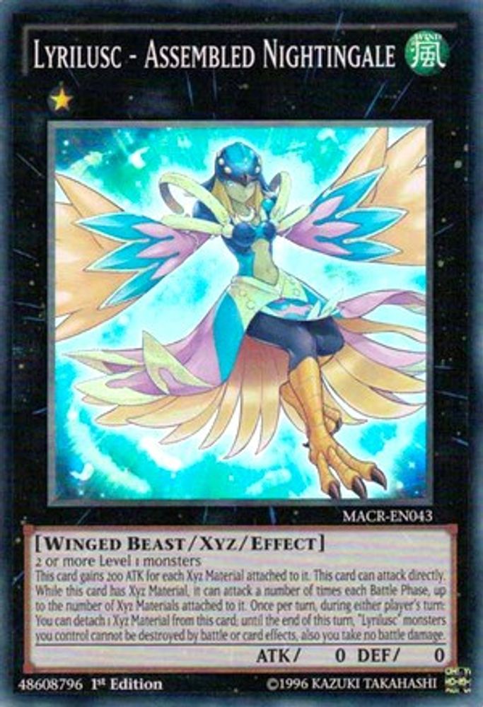 Lyrilusc - Assembled Nightingale (MACR-EN043) - Super Rare