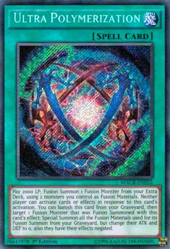 Ultra Polymerization (MACR-EN052) - Secret Rare