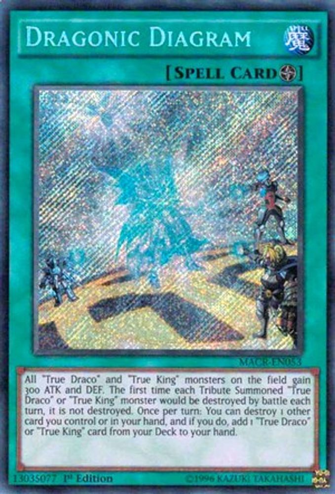 Dragonic Diagram (MACR-EN053) - Secret Rare
