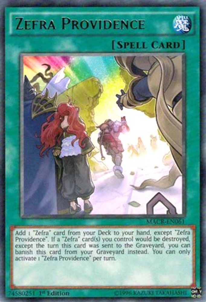 Zefra Providence (MACR-EN061) - Rare