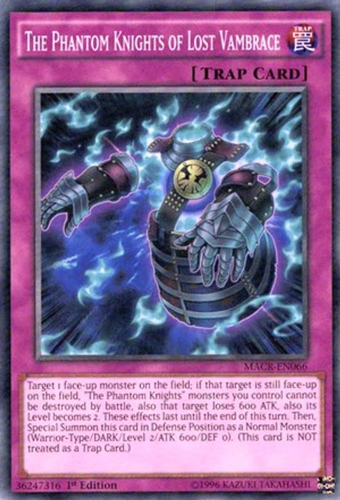 The Phantom Knights of Lost Vambrace (MACR-EN066) - Common