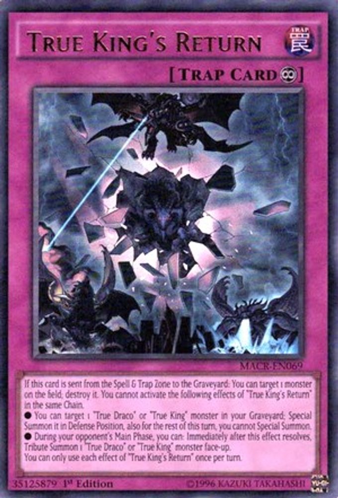True King's Return (MACR-EN069) - Ultra Rare