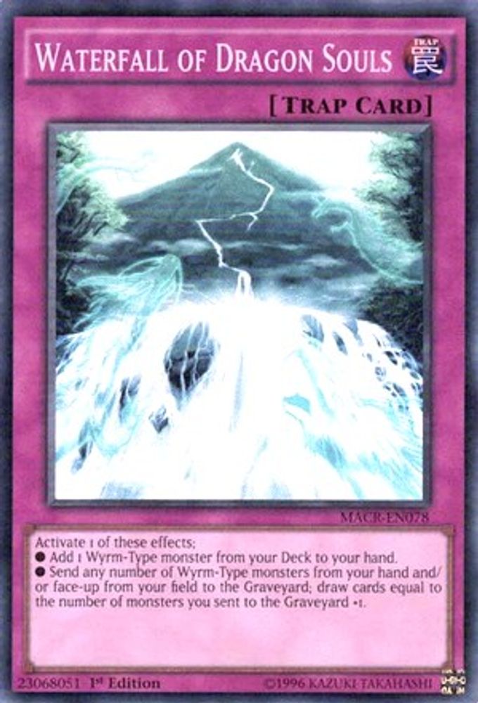 Waterfall of Dragon Souls (MACR-EN078) - Super Rare