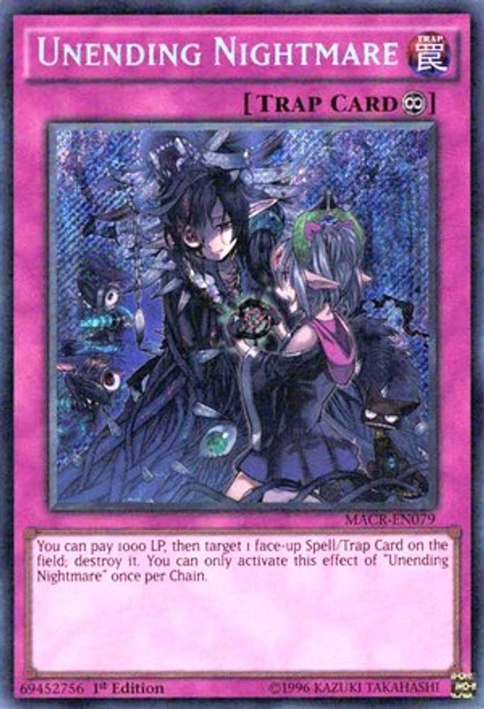 Unending Nightmare (MACR-EN079) - Secret Rare
