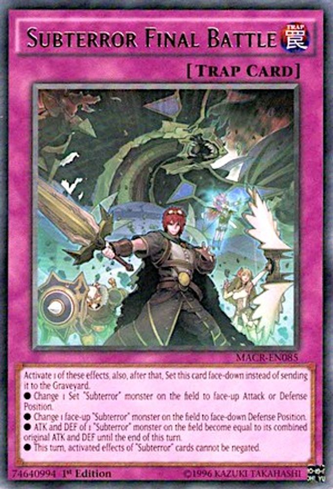 Subterror Final Battle (MACR-EN085) - Rare